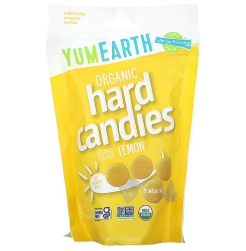 YumEarth Hard Candies Non-GMO Organic Lemon