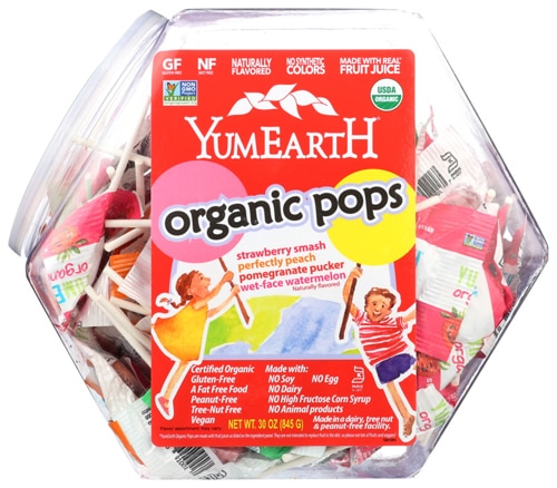 YumEarth Lollipops Non-GMO Organic Favorite Fruits