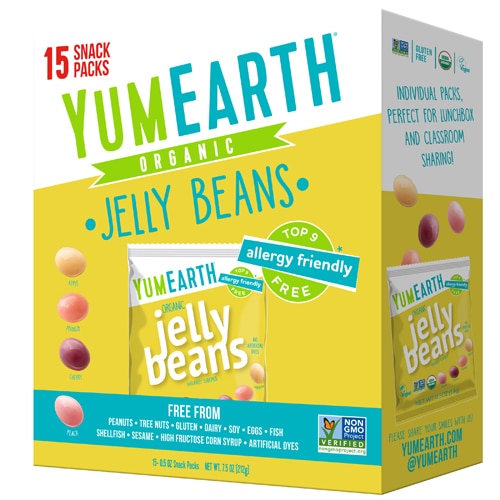 YumEarth Organic Jelly Beans Snack Packs