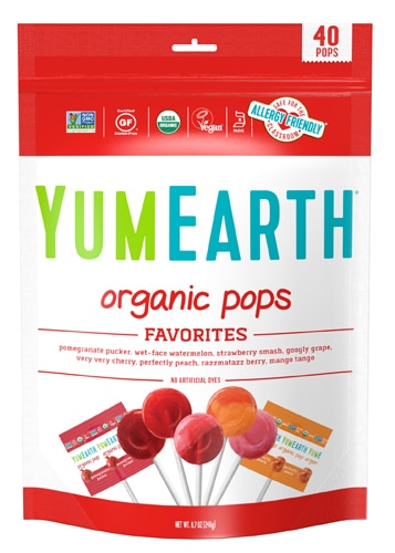 YumEarth Pops Non-GMO Organic Favorite Fruits