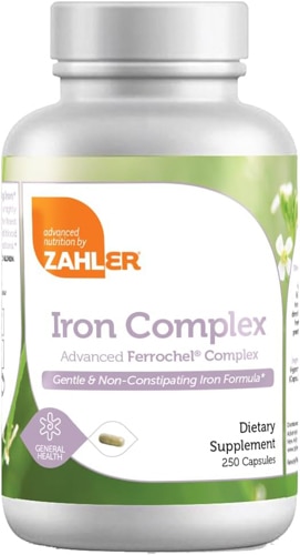 Zahler Iron Complex Gentle & Non-Constipating Formula