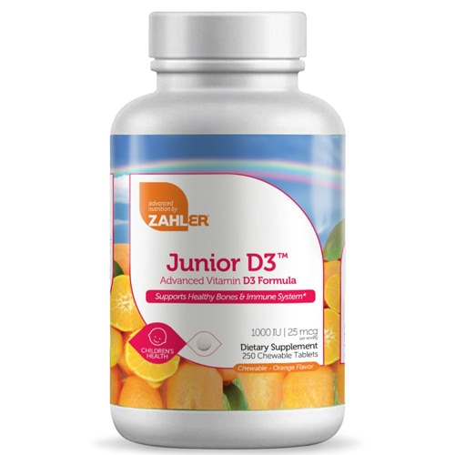 Zahler Junior D3 Advanced Vitamin D3 Formula Orange