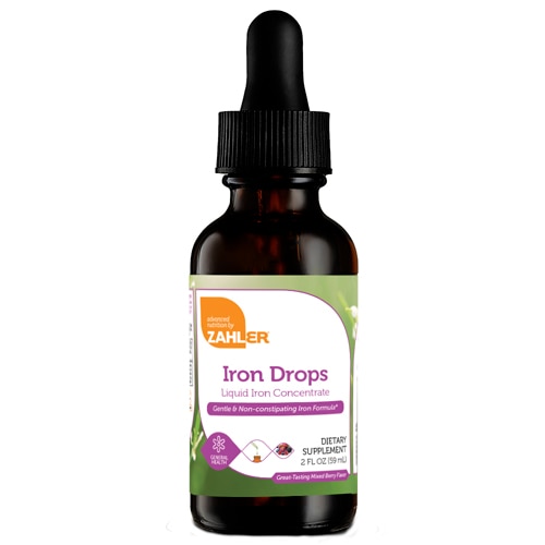 Zahler Liquid Iron Drops Mixed Berry