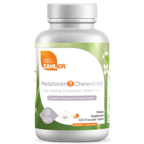 Zahler Melatonin Chewables Orange