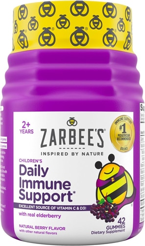 Zarbee's Children's Daily Immune Support Real Elderberry 2+ Years Natural Berry