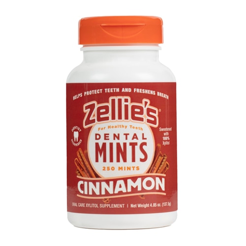 Zellie's Xylitol Dental Mints Sugar-Free Cinnamon