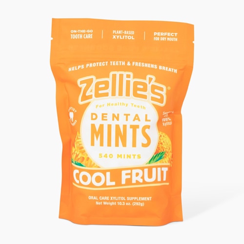 Zellie's Xylitol Dental Mints Sugar-Free Cool Fruit