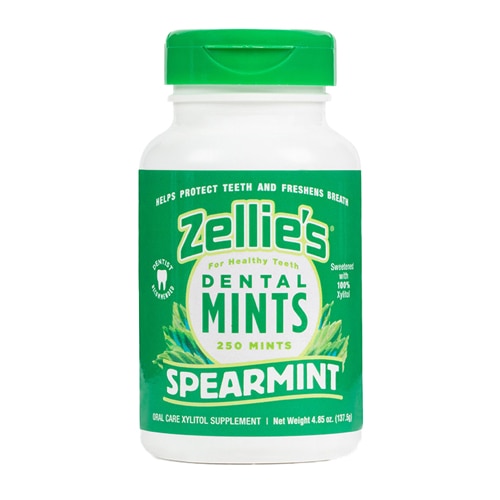 Zellie's Xylitol Dental Mints Sugar-Free Spearmint