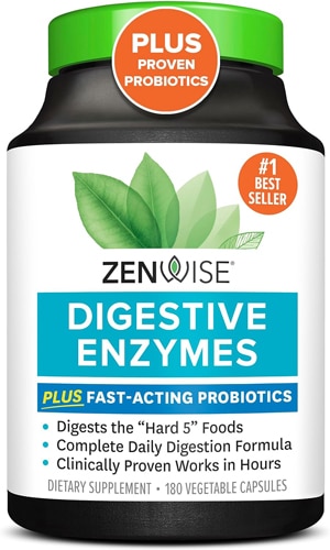 Zenwise Digestive Enzymes Plus Fast-Acting Probiotics