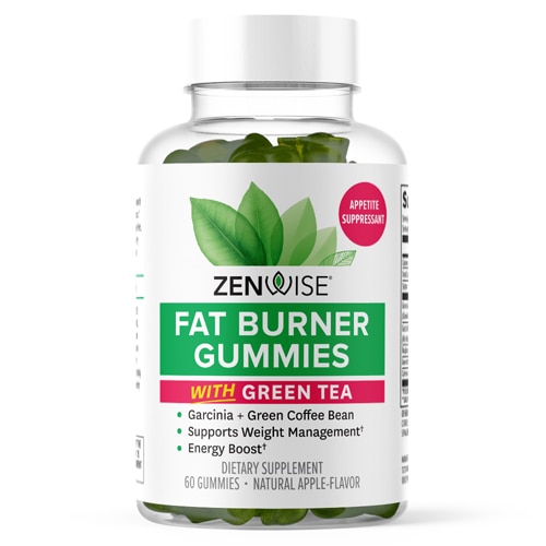 Zenwise Fat Burner Gummies With Green Tea Apple