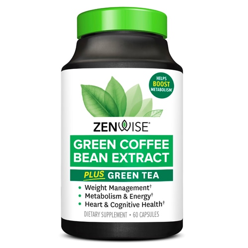 Zenwise Green Coffee Bean Extract Plus Green Tea