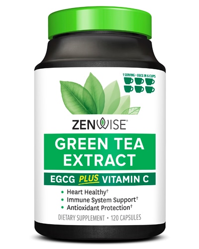 Zenwise Green Tea Extract EGCG Plus Vitamin C