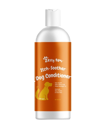 Zesty Paws Dog Conditioner Itch Soother Oatmeal & Aloe Vera Vanilla
