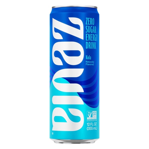 Zevia Non-GMO Zero Calorie Energy RTD Kola