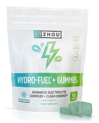 Zhou Hydro-Fuel+ Gummies Cool Blue Freeze