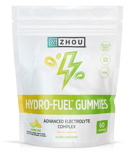 Zhou Hydro-Fuel+ Gummies Lemon Lime