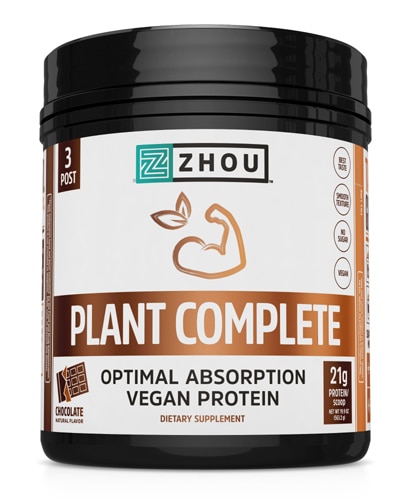 Zhou Plant Complete Vegan Protein Chocolate