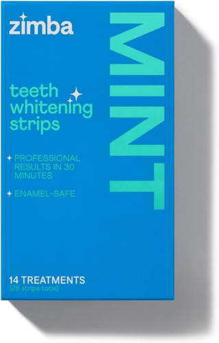 Zimba Teeth Whitening Strips Mint