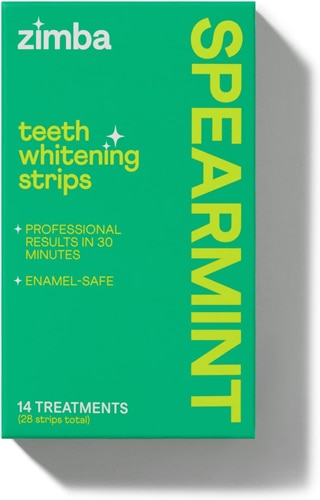 Zimba Teeth Whitening Strips Spearmint