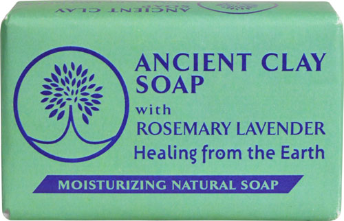 Zion Health Ancient Clay Bar Soap with Rosemary Lavender