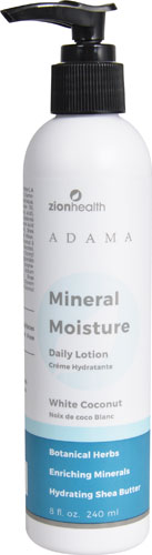 Zion Health Daily Lotion Mineral Moisture White Coconut