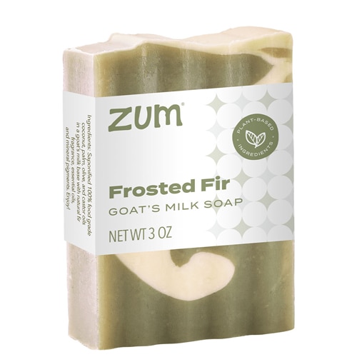 Zum Goat's Milk Soap Bar Holiday Scent Frosted Fir