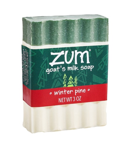 Zum Goat's Milk Soap Bar Holiday Scent Winter Pine