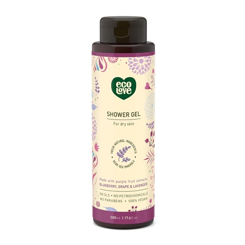 eco Love Natural Shower Gel - Blueberry Grape & Lavender