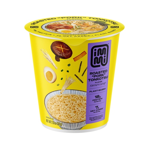 immi Ramen Soup Plant-Based Protein Cup Roasted Pork Tonkotsu