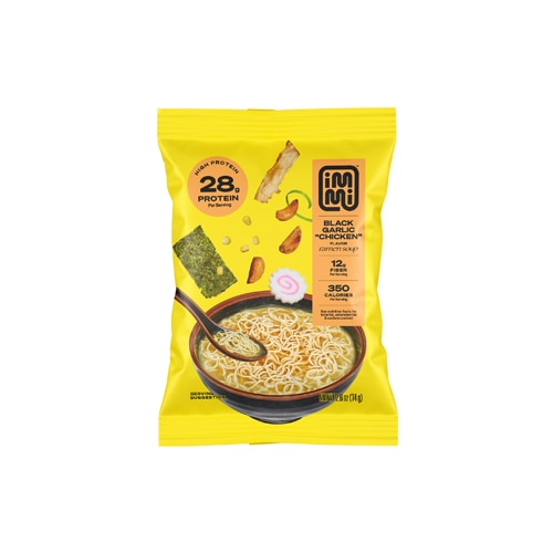 immi Ramen Soup Plant-Based Protein Packet Black Garlic Chicken
