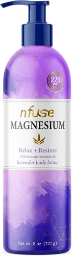 nfuse 225 mg Magnesium Body Lotion Relax + Restore Lavender