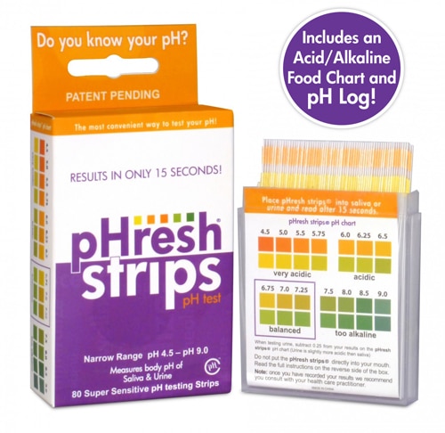 pHresh Products Strips pH Test