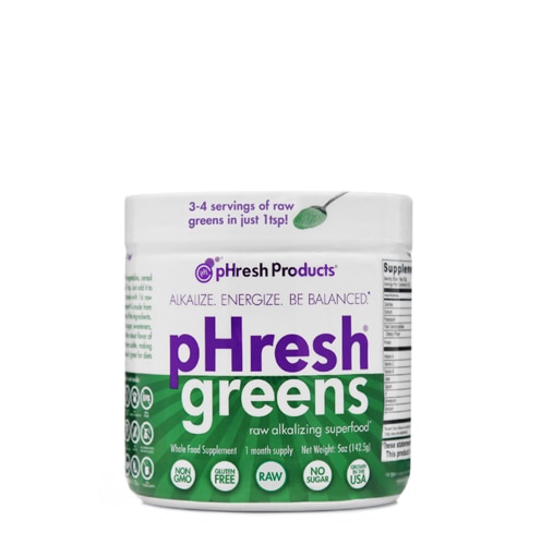 pHresh Products pHresh Greens Raw Alkalizing Superfood 1 Month Supply