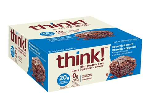 think! High Protein Bars Brownie Crunch