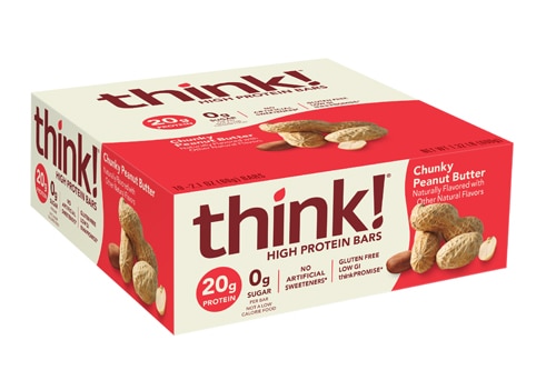 think! High Protein Bars Chunky Peanut Butter