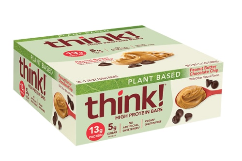 think! High Protein Plant-Based Bar Peanut Butter Chocolate Chip