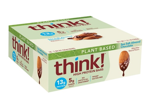 think! High Protein Plant-Based Bar Sea Salt Almond Chocolate