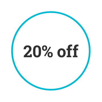 20% off icon