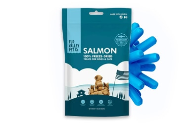 Fur Valley Pet Co freeze-dried salmon