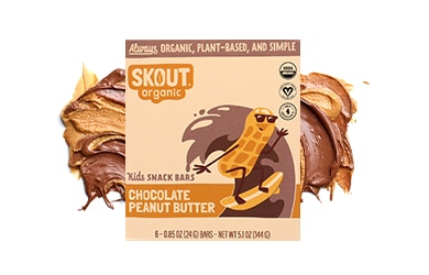 Skout Organic Chocolate Peanut Butter Snack bars