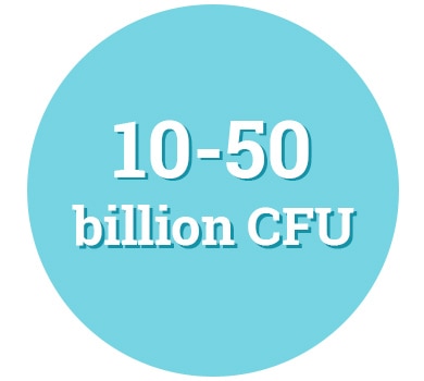 10-50 billion cfu